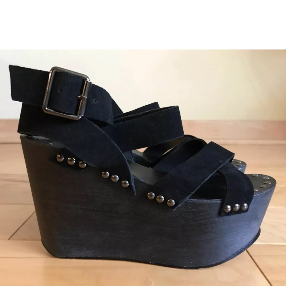 Joe’s Jeans Brenda Platform Suede Sandals